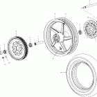 V99CB15LCZ STANDARD CRUISER Rear wheel - v99cb15daz