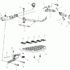 V99CB15DB STANDARD CRUISER Floor board & side stand - v99cb15da