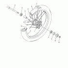 WR250FY Переднее колесо
