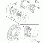 XT250 XT250BC/XT250B Передний тормозной суппорт