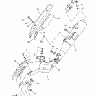 XT250 XT250BC/XT250B Выхлопная система