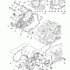 XT250 XT250BC/XT250B Крышка картера двигателя