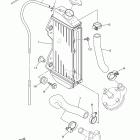YZ85Y Радиатор и Патрубки