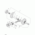 TTR50E Коленчатый вал и Поршень