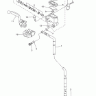YZ250Y Главный тормозной цилиндр,передний