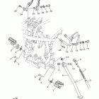 XT250 XT250BC/XT250B Подножки