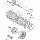 WR250FY Сцепление