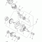 TTR125LE TTR125LEB Коленчатый вал и Поршень