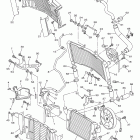 V-MAX 1700 VMX17YB/VMX17YCB Радиатор и Патрубки