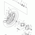 TTR50E Переднее колесо