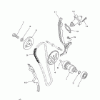 XT250 XT250BC/XT250B Цепь механизма газораспределения