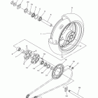 R1-YZFR1YCW/YZFR1YCB/YZFR1YY/YZFR1YCY/YZFR1YW/YZFR1YB Заднее колесо