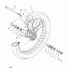 XT250 XT250BC/XT250B Переднее колесо