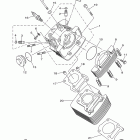 TTR125LE TTR125LEB Цилиндр