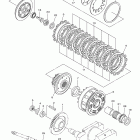 V STAR 950-XVS95YB/XVS95YCB Сцепление