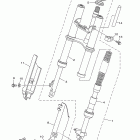TTR50E Передняя вилка