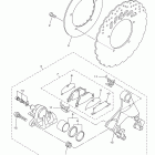 V MAX VMX17BCB/VMX17BB Задний тормоз