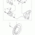 V STAR 950-XVS95YB/XVS95YCB Задний суппорт тормозной