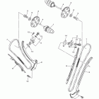 V STAR 950-XVS95YB/XVS95YCB Цепь механизма газораспределения
