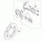 V STAR 950-XVS95YB/XVS95YCB Передний тормозной суппорт