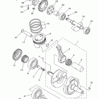 XT250 XT250BC/XT250B Коленчатый вал и Поршень
