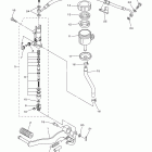 FZ1  FZS10YCG/FZS10YL/FZS10YCL/FZS10YG Задний торм цилиндр
