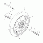 FZ6R  FZ6RYB/FZ6RYCL/FZ6RYL/FZ6RYCB Переднее колесо