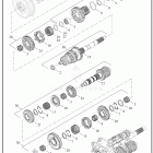 FLHTCUTGSE 1TBH CVO TRIKE (2022) TRANSMISSION GEARS