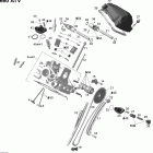 Outlander Max 650 XT 4 X 4 Головка цилиндров задняя часть