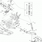 Outlander Max 500 STD 4 X 4 Задняя подвеска