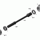 Outlander 500 XT 4 X 4 Приводной вал