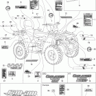Outlander Max 400 XT 4 X 4 Наклейки