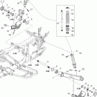 Outlander 650 STD 4 X 4 Задняя подвеска