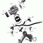 Outlander Max 650 XT 4 X 4 01- intake manifold and throttle body