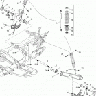 Outlander 800 XT 4 X 4 Задняя подвеска