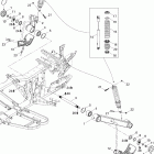 Outlander Max 800 LTD 4 X 4 Задняя подвеска