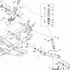 Outlander 800 XT 4 X 4 Задняя подвеска