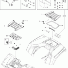 Outlander Max 800 LTD 4 X 4 Передние и задние поддоны