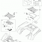Outlander Max 500 STD 4 X 4 Передние и задние поддоны STD