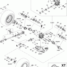 Outlander Max 650 XT 4 X 4 08- drive system, rear xt