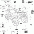 Outlander Max 800 XT 4 X 4 Наклейки