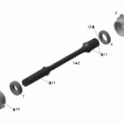 Outlander Max 650 XT 4 X 4 Приводной вал