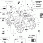 Outlander Max 800 LTD 4 X 4 Наклейки