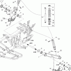 Outlander Max 800 XT 4 X 4 Задняя подвеска