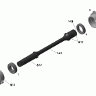 Outlander Max 800 XT 4 X 4 Приводной вал