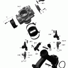 Renegade 800 EFI 01- intake manifold and throttle body renegade 800...