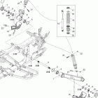 Outlander 500 XT 4 X 4 Задняя подвеска