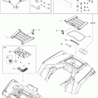 Outlander Max 400 XT 4 X 4 09- front and rear trays xt