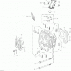 Mini DS 90 4-strokes Головка цилиндра