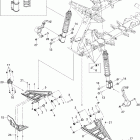 Outlander Max 400 XT 4 X 4 Передняя подвеска